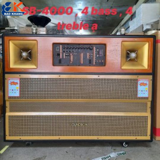 Loa kéo 4 tấc đôi.hàng cao cấp chuẩn hát cực hay.micro ca nhẹ